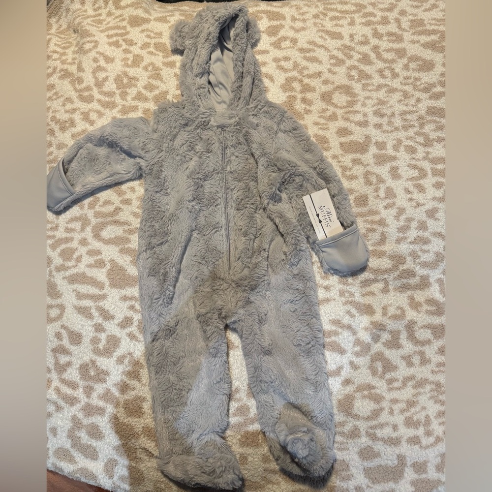 Mini Muffin Cozy Gray Kids One Piece